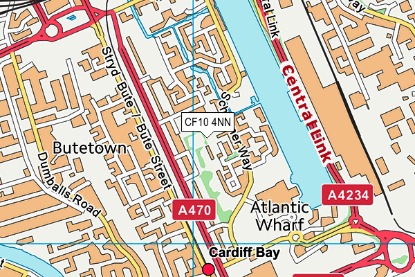 CF10 4NN map - OS VectorMap District (Ordnance Survey) CF10 4NN map - OS VectorMap District (Ordnance Survey)