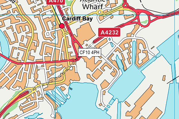 CF10 4PH map - OS VectorMap District (Ordnance Survey) CF10 4PH map - OS VectorMap District (Ordnance Survey)