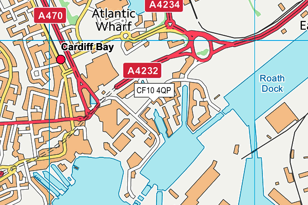 CF10 4QP map - OS VectorMap District (Ordnance Survey) CF10 4QP map - OS VectorMap District (Ordnance Survey)
