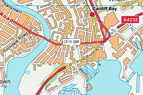 CF10 5BR map - OS VectorMap District (Ordnance Survey) CF10 5BR map - OS VectorMap District (Ordnance Survey)