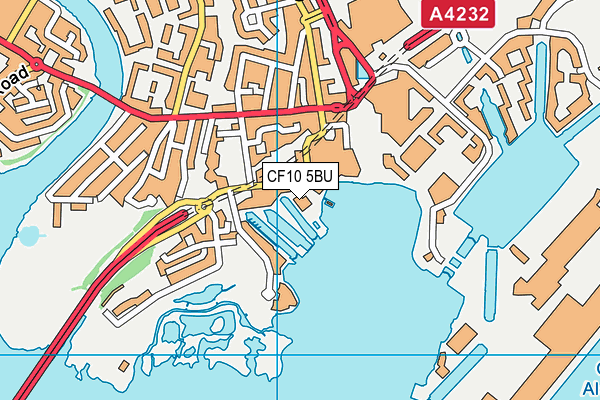 CF10 5BU map - OS VectorMap District (Ordnance Survey) CF10 5BU map - OS VectorMap District (Ordnance Survey)