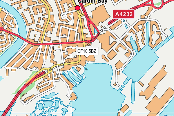 CF10 5BZ map - OS VectorMap District (Ordnance Survey) CF10 5BZ map - OS VectorMap District (Ordnance Survey)