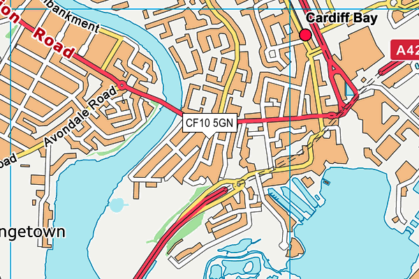 CF10 5GN map - OS VectorMap District (Ordnance Survey) CF10 5GN map - OS VectorMap District (Ordnance Survey)
