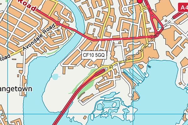 CF10 5GQ map - OS VectorMap District (Ordnance Survey) CF10 5GQ map - OS VectorMap District (Ordnance Survey)