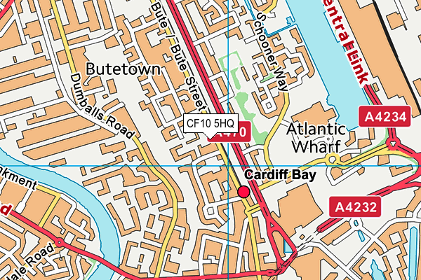CF10 5HQ map - OS VectorMap District (Ordnance Survey) CF10 5HQ map - OS VectorMap District (Ordnance Survey)