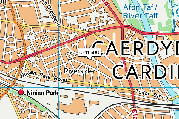 CF11 6DQ map - OS VectorMap District (Ordnance Survey) CF11 6DQ map - OS VectorMap District (Ordnance Survey)