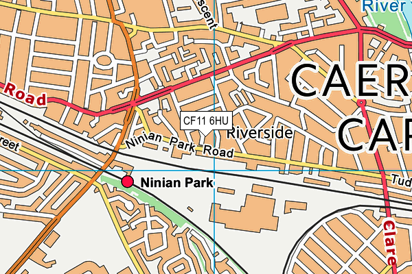 CF11 6HU map - OS VectorMap District (Ordnance Survey) CF11 6HU map - OS VectorMap District (Ordnance Survey)