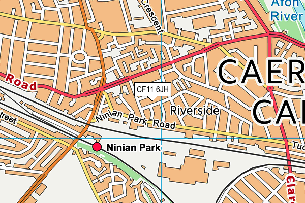 CF11 6JH map - OS VectorMap District (Ordnance Survey) CF11 6JH map - OS VectorMap District (Ordnance Survey)