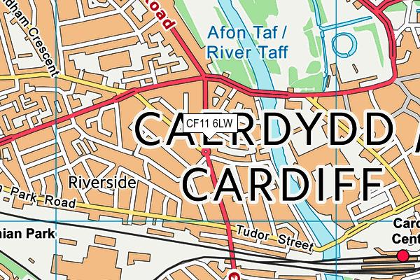 CF11 6LW map - OS VectorMap District (Ordnance Survey) CF11 6LW map - OS VectorMap District (Ordnance Survey)