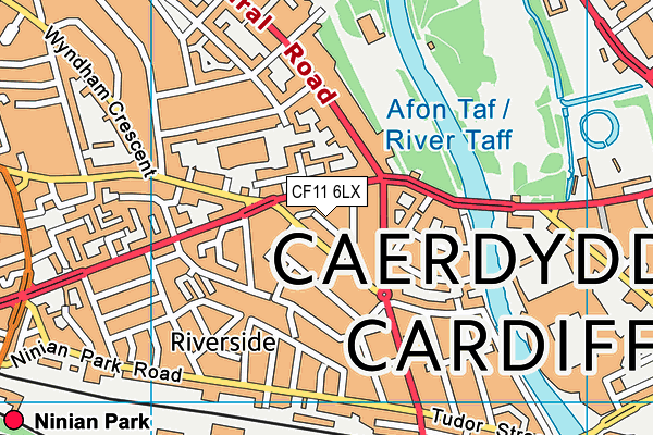 CF11 6LX map - OS VectorMap District (Ordnance Survey) CF11 6LX map - OS VectorMap District (Ordnance Survey)