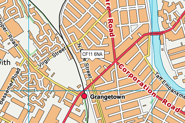 CF11 6NA map - OS VectorMap District (Ordnance Survey) CF11 6NA map - OS VectorMap District (Ordnance Survey)