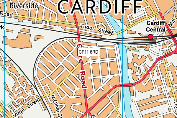 CF11 6RD map - OS VectorMap District (Ordnance Survey) CF11 6RD map - OS VectorMap District (Ordnance Survey)