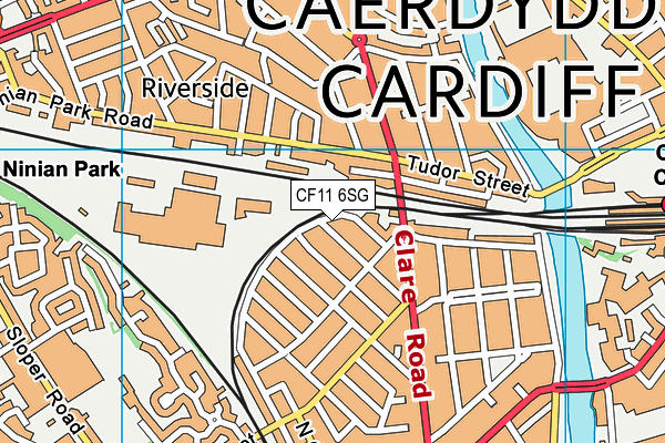 CF11 6SG map - OS VectorMap District (Ordnance Survey) CF11 6SG map - OS VectorMap District (Ordnance Survey)