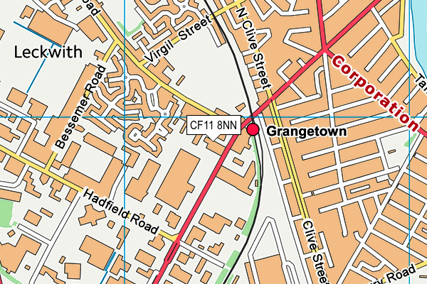 CF11 8NN map - OS VectorMap District (Ordnance Survey) CF11 8NN map - OS VectorMap District (Ordnance Survey)