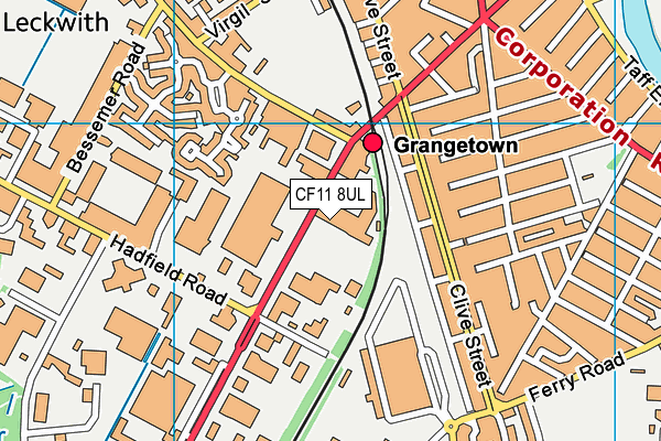 CF11 8UL map - OS VectorMap District (Ordnance Survey) CF11 8UL map - OS VectorMap District (Ordnance Survey)
