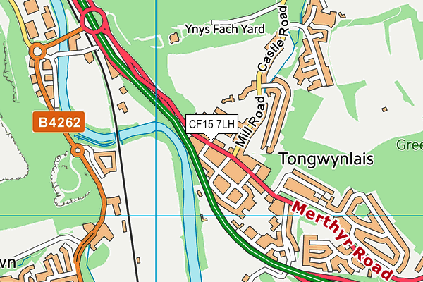 CF15 7LH map - OS VectorMap District (Ordnance Survey) CF15 7LH map - OS VectorMap District (Ordnance Survey)