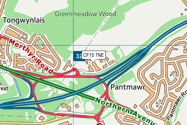 CF15 7NE map - OS VectorMap District (Ordnance Survey) CF15 7NE map - OS VectorMap District (Ordnance Survey)