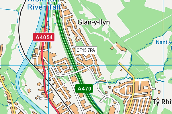 CF15 7PA map - OS VectorMap District (Ordnance Survey) CF15 7PA map - OS VectorMap District (Ordnance Survey)