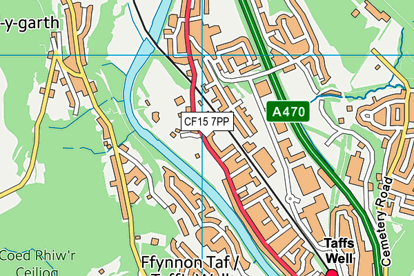 CF15 7PP map - OS VectorMap District (Ordnance Survey) CF15 7PP map - OS VectorMap District (Ordnance Survey)
