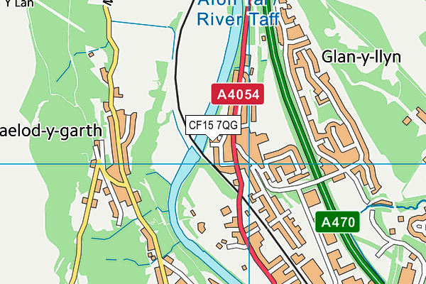 CF15 7QG map - OS VectorMap District (Ordnance Survey) CF15 7QG map - OS VectorMap District (Ordnance Survey)