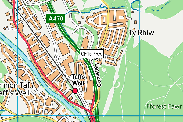CF15 7RR map - OS VectorMap District (Ordnance Survey) CF15 7RR map - OS VectorMap District (Ordnance Survey)