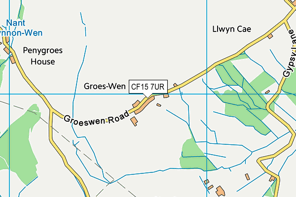 CF15 7UR map - OS VectorMap District (Ordnance Survey) CF15 7UR map - OS VectorMap District (Ordnance Survey)