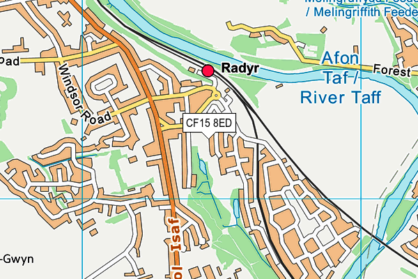 CF15 8ED map - OS VectorMap District (Ordnance Survey) CF15 8ED map - OS VectorMap District (Ordnance Survey)