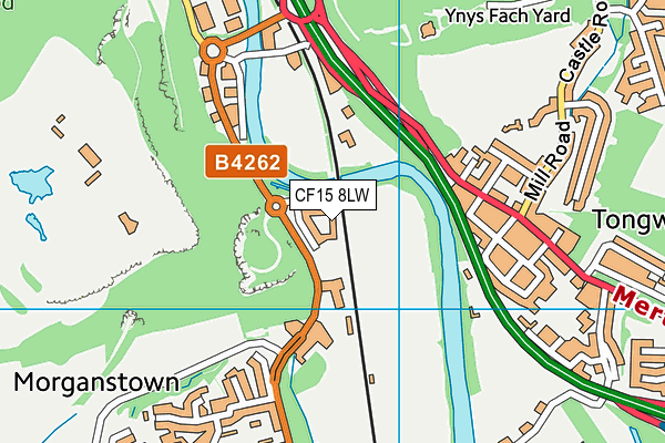 CF15 8LW map - OS VectorMap District (Ordnance Survey) CF15 8LW map - OS VectorMap District (Ordnance Survey)
