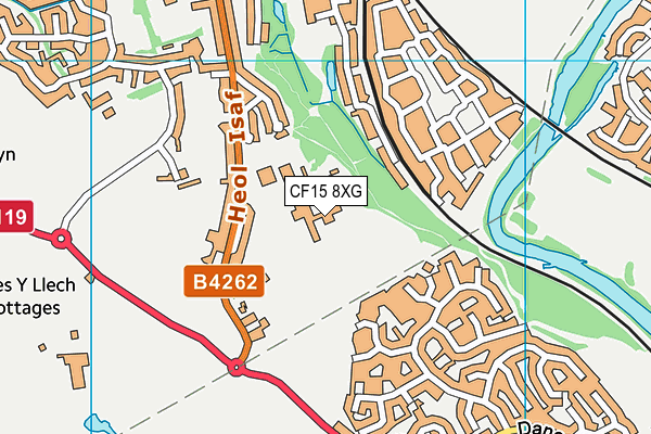 CF15 8XG map - OS VectorMap District (Ordnance Survey) CF15 8XG map - OS VectorMap District (Ordnance Survey)