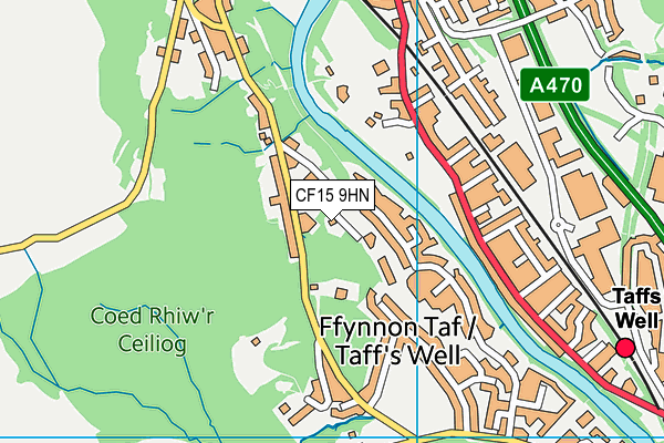 CF15 9HN map - OS VectorMap District (Ordnance Survey) CF15 9HN map - OS VectorMap District (Ordnance Survey)