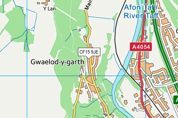 CF15 9JE map - OS VectorMap District (Ordnance Survey) CF15 9JE map - OS VectorMap District (Ordnance Survey)