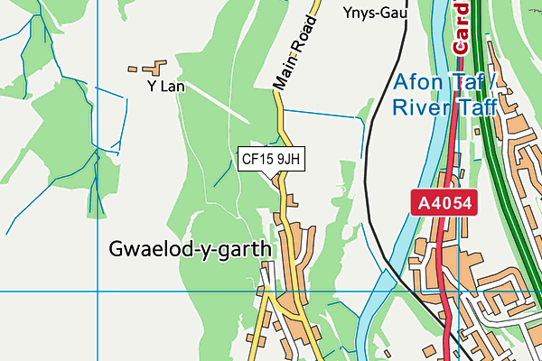 CF15 9JH map - OS VectorMap District (Ordnance Survey) CF15 9JH map - OS VectorMap District (Ordnance Survey)