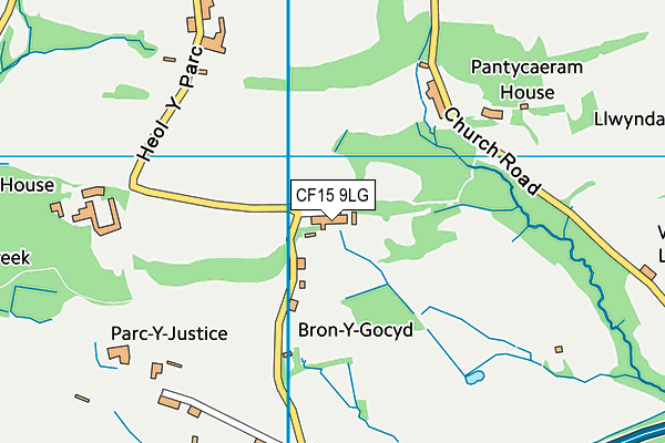 CF15 9LG map - OS VectorMap District (Ordnance Survey) CF15 9LG map - OS VectorMap District (Ordnance Survey)