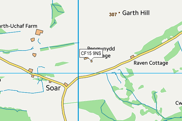 CF15 9NS map - OS VectorMap District (Ordnance Survey) CF15 9NS map - OS VectorMap District (Ordnance Survey)