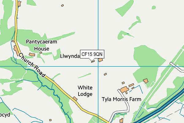 CF15 9QN map - OS VectorMap District (Ordnance Survey) CF15 9QN map - OS VectorMap District (Ordnance Survey)