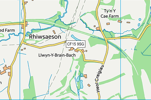 CF15 9SG map - OS VectorMap District (Ordnance Survey) CF15 9SG map - OS VectorMap District (Ordnance Survey)