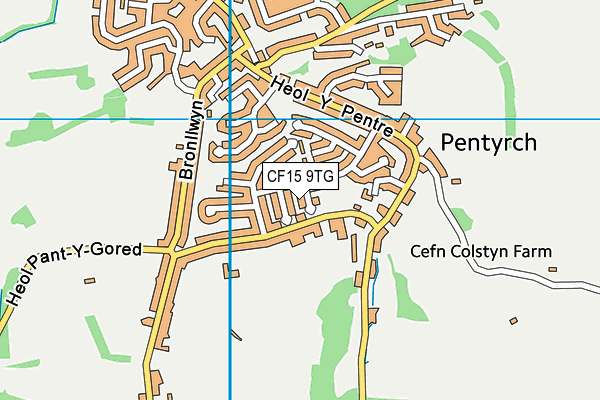 CF15 9TG map - OS VectorMap District (Ordnance Survey) CF15 9TG map - OS VectorMap District (Ordnance Survey)