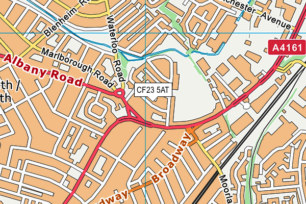 CF23 5AT map - OS VectorMap District (Ordnance Survey) CF23 5AT map - OS VectorMap District (Ordnance Survey)