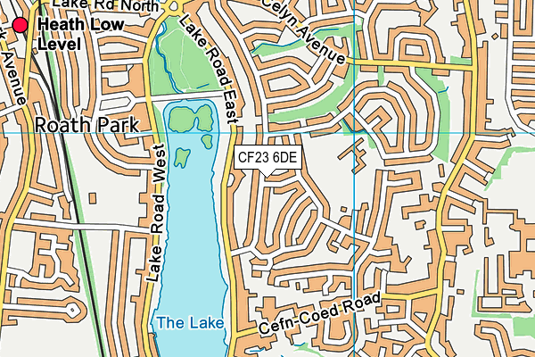CF23 6DE map - OS VectorMap District (Ordnance Survey) CF23 6DE map - OS VectorMap District (Ordnance Survey)