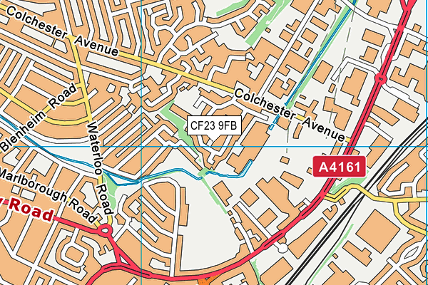 CF23 9FB map - OS VectorMap District (Ordnance Survey) CF23 9FB map - OS VectorMap District (Ordnance Survey)