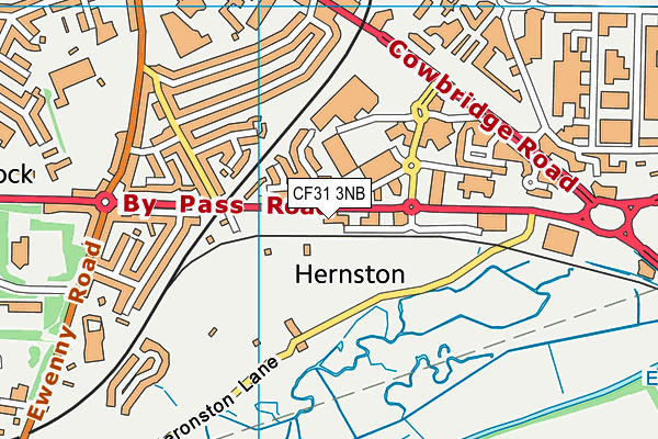 CF31 3NB map - OS VectorMap District (Ordnance Survey) CF31 3NB map - OS VectorMap District (Ordnance Survey)
