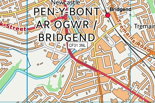 CF31 3NL map - OS VectorMap District (Ordnance Survey) CF31 3NL map - OS VectorMap District (Ordnance Survey)