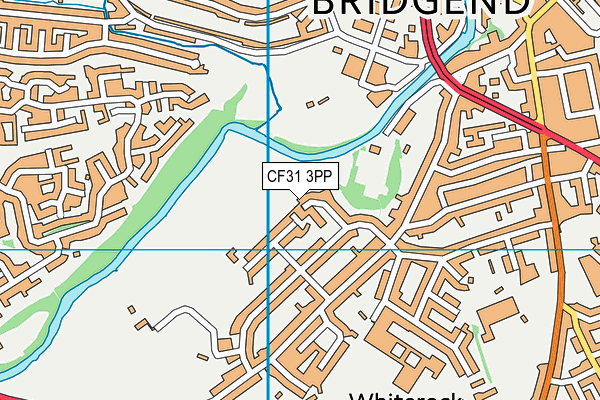 CF31 3PP map - OS VectorMap District (Ordnance Survey) CF31 3PP map - OS VectorMap District (Ordnance Survey)