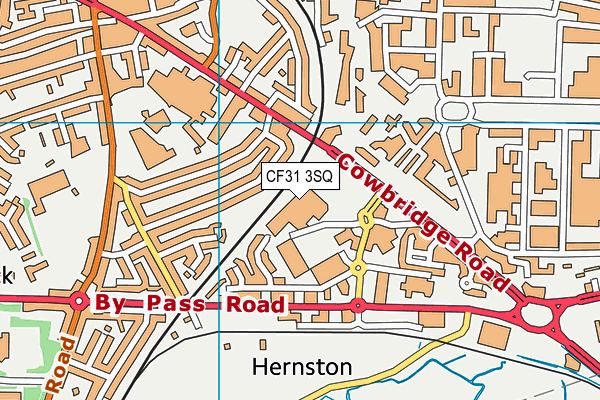 CF31 3SQ map - OS VectorMap District (Ordnance Survey) CF31 3SQ map - OS VectorMap District (Ordnance Survey)