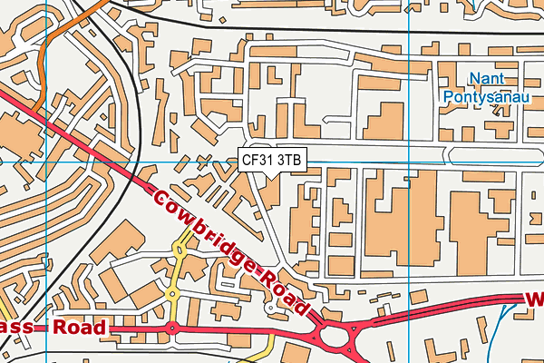 CF31 3TB map - OS VectorMap District (Ordnance Survey) CF31 3TB map - OS VectorMap District (Ordnance Survey)