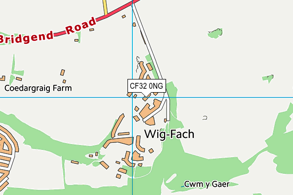 CF32 0NG map - OS VectorMap District (Ordnance Survey) CF32 0NG map - OS VectorMap District (Ordnance Survey)