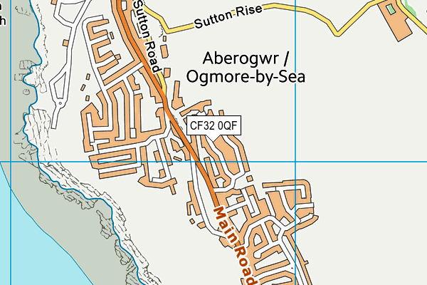 CF32 0QF map - OS VectorMap District (Ordnance Survey) CF32 0QF map - OS VectorMap District (Ordnance Survey)