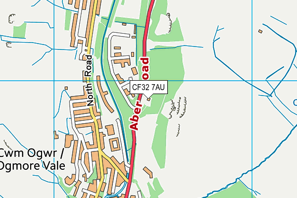 CF32 7AU map - OS VectorMap District (Ordnance Survey) CF32 7AU map - OS VectorMap District (Ordnance Survey)