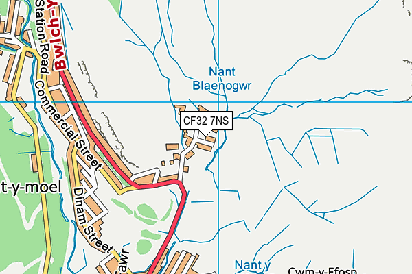 CF32 7NS map - OS VectorMap District (Ordnance Survey) CF32 7NS map - OS VectorMap District (Ordnance Survey)