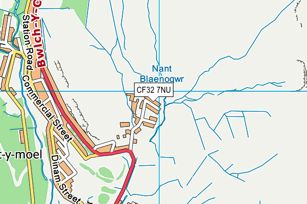 CF32 7NU map - OS VectorMap District (Ordnance Survey) CF32 7NU map - OS VectorMap District (Ordnance Survey)